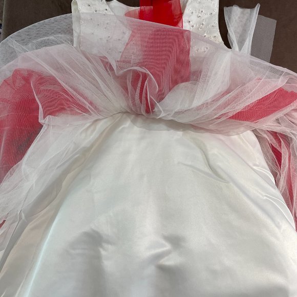 Princess A-Line Girls Sleeveless Festive Party Dress Size 5T (5-6) (SKU: 989G) - Picture 5 of 8